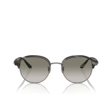 Giorgio Armani AR8215 Sonnenbrillen 60668E matte green horn - Vorderansicht