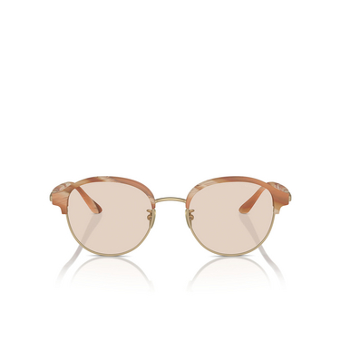 Gafas de sol Giorgio Armani AR8215 6067M4 matte honey horn - Vista delantera