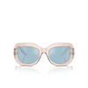 Giorgio Armani AR8217 Sunglasses 61511N transparent pink - product thumbnail 1/4