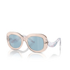 Giorgio Armani AR8217 Sunglasses 61511N transparent pink - product thumbnail 2/4