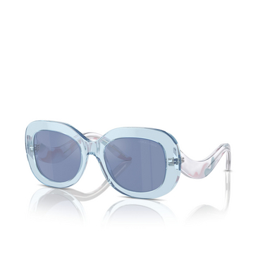 Giorgio Armani AR8217 Sonnenbrillen 61521U transparent light blue - Dreiviertelansicht