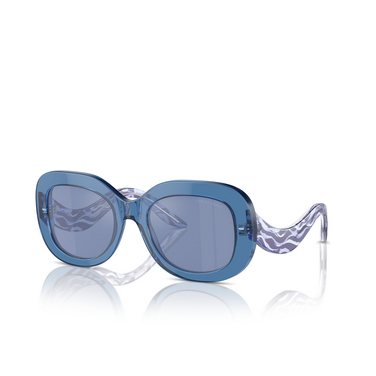 Giorgio Armani AR8217 Sunglasses 61531U transparent blue - three-quarters view