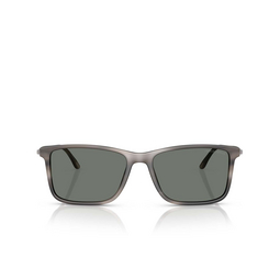 Occhiali da sole Giorgio Armani AR8218 616611 matte striped grey