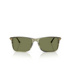 Giorgio Armani AR8218 Sunglasses 61682A matte striped green - product thumbnail 1/4