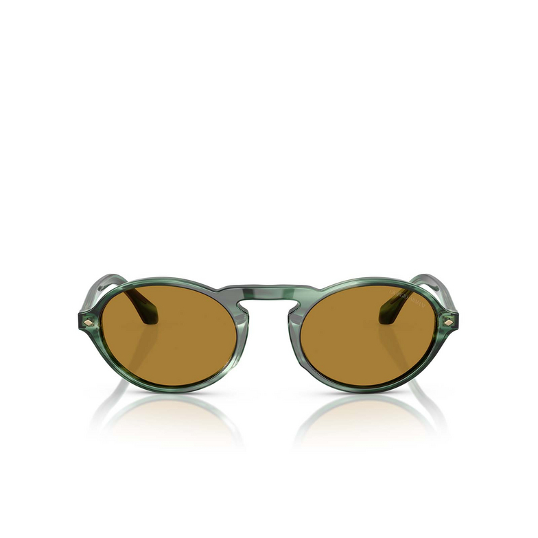 Giorgio Armani AR8219U Sunglasses 616453 striped green - 1/4