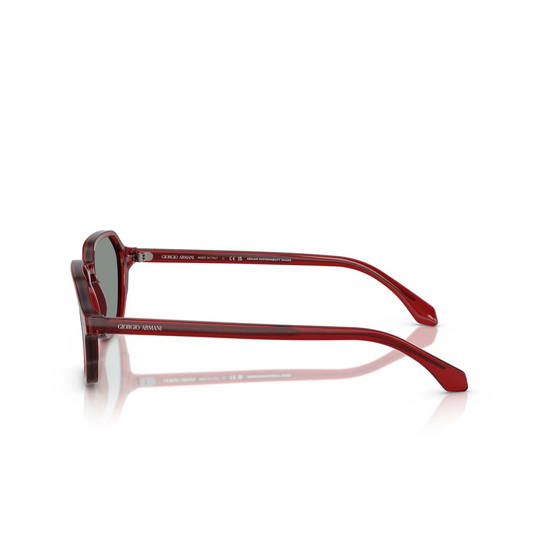 Giorgio Armani AR8220 Sunglasses 617056 transparent bordeaux - 3/4