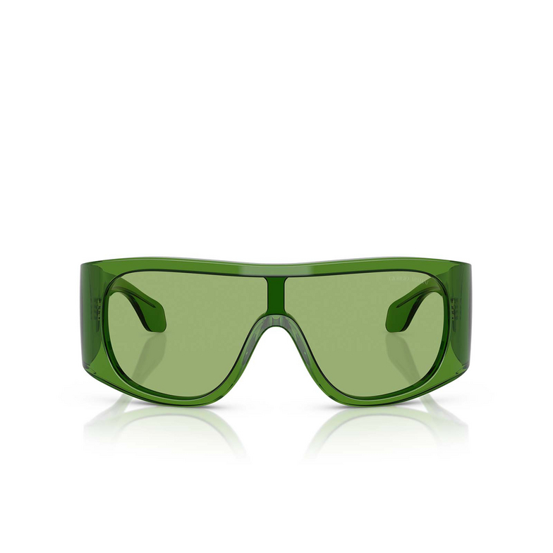 Gafas de sol Giorgio Armani AR8222U 6191/2 transparent green - 1/4