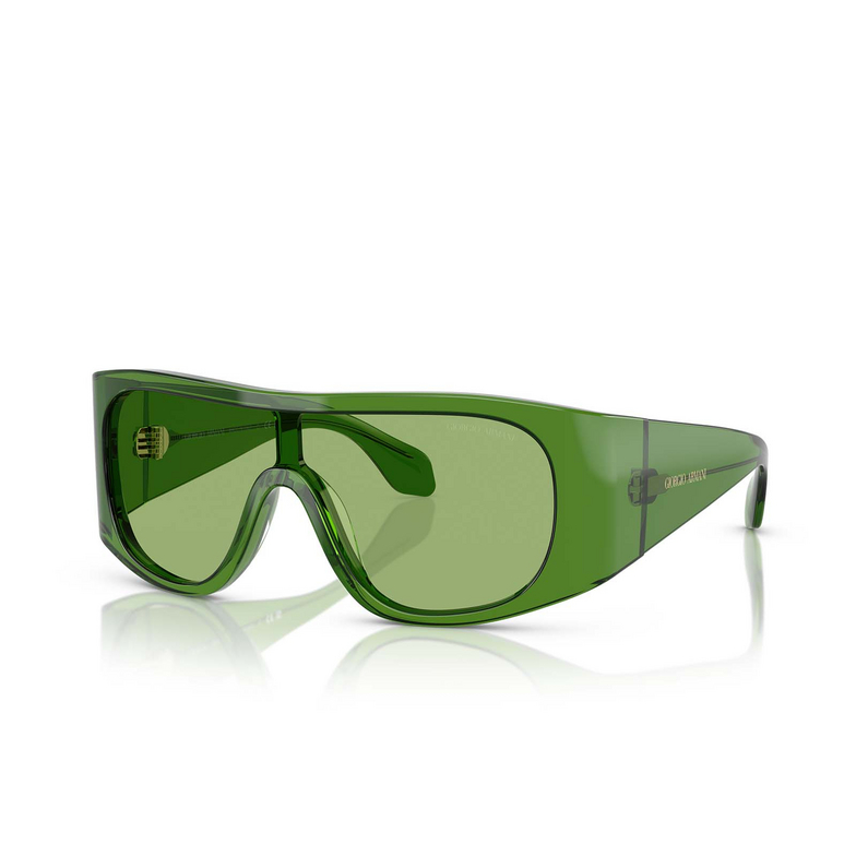 Gafas de sol Giorgio Armani AR8222U 6191/2 transparent green - 2/4