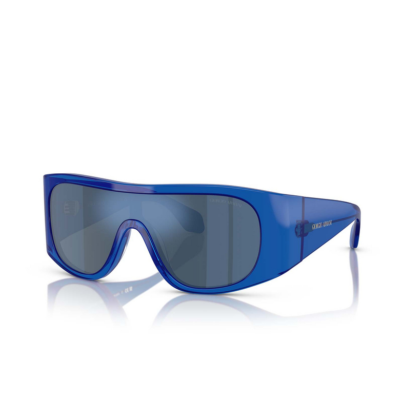 Occhiali da sole Giorgio Armani AR8222U 619255 transparent blue - 2/4