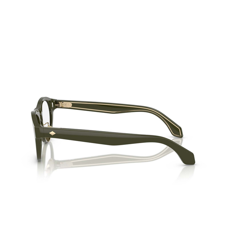 Lunettes de soleil Giorgio Armani AR8225 61931W solid dark green - 3/4