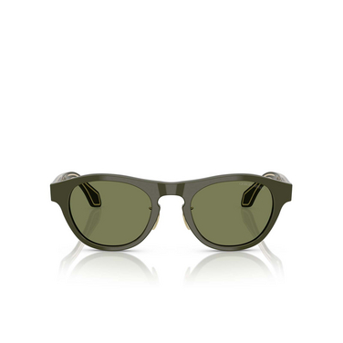 Occhiali da sole Giorgio Armani AR8225 61932A solid dark green - frontale