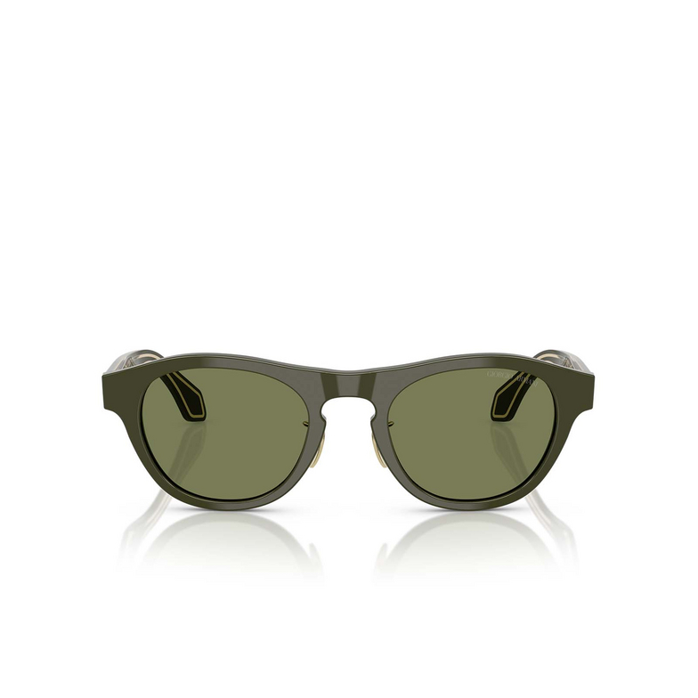 Giorgio Armani AR8225 Sunglasses 61932A solid dark green - 1/4