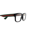 Gucci GG0343O Korrektionsbrillen 007 black - Produkt-Miniaturansicht 3/4