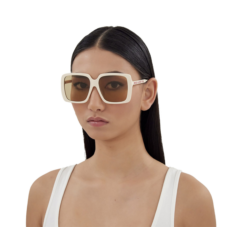 Gucci GG0567SAN Sunglasses 006 ivory - 5/5