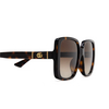 Gafas de sol Gucci GG0632SA 002 havana - Miniatura del producto 3/4