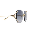 Gucci GG0646S Sunglasses 001 gold - product thumbnail 3/4