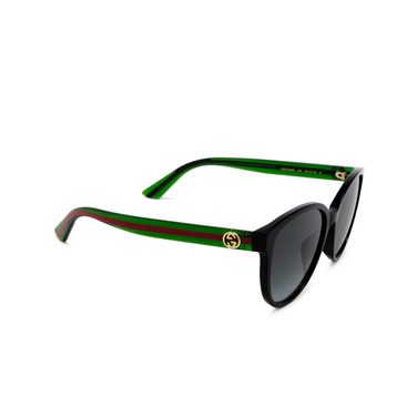 Gafas de sol Gucci GG0703SKN 002 black - Vista tres cuartos