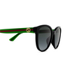 Gucci GG0703SKN Sunglasses 002 black - product thumbnail 3/4