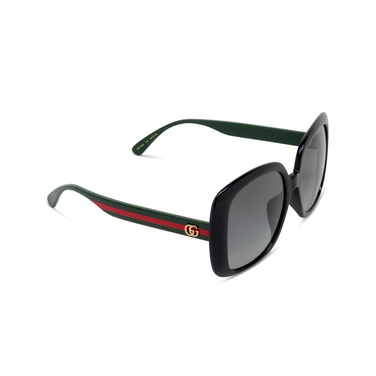 Gafas de sol Gucci GG0714SA 001 black - Vista tres cuartos