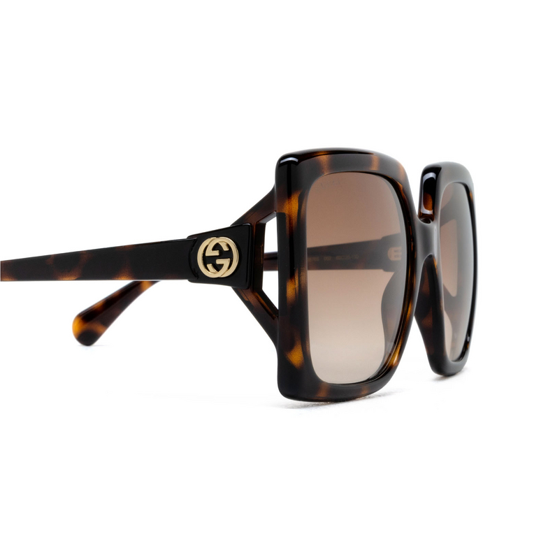 Gucci GG0876S Sunglasses 002 havana - 3/4