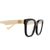 Gucci GG0958O Eyeglasses 002 black - product thumbnail 3/4