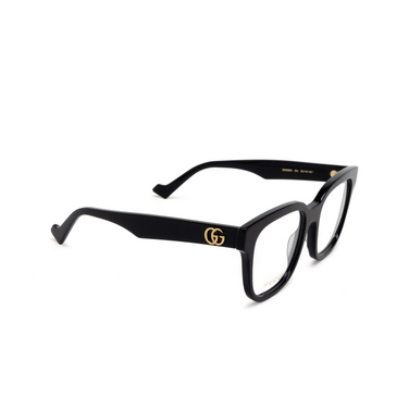 Gucci GG0958O Korrektionsbrillen 004 black - Dreiviertelansicht