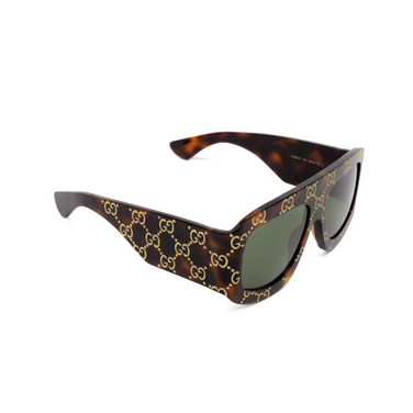 Gucci GG0983S Sunglasses 002 havana - three-quarters view