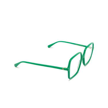 Gucci GG1003O Eyeglasses 007 green - three-quarters view