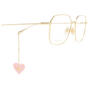 Gucci GG1032O Eyeglasses 004 gold - product thumbnail 3/5