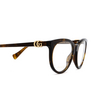 Gucci GG1074O Korrektionsbrillen 005 havana - Produkt-Miniaturansicht 3/4