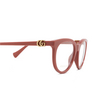 Gucci GG1074O Korrektionsbrillen 006 rose - Produkt-Miniaturansicht 3/4