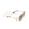 Lunettes de soleil Gucci GG1087S 002 gold - Vignette du produit 2/5