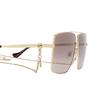 Gucci GG1087S Sunglasses 002 gold - product thumbnail 3/5