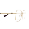 Gucci GG1092OA Korrektionsbrillen 002 gold - Produkt-Miniaturansicht 3/4