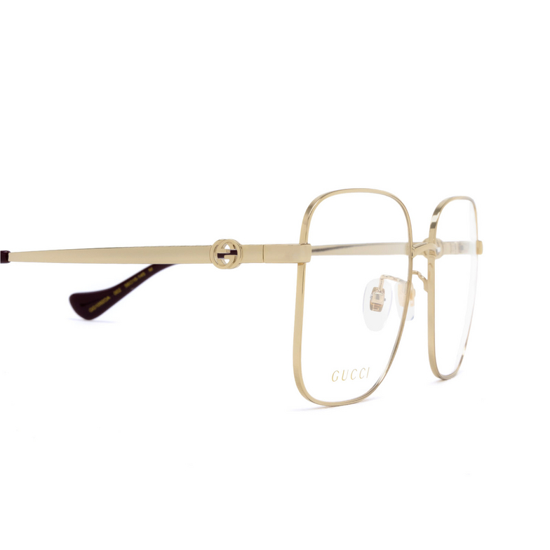 Gucci GG1092OA Eyeglasses 002 gold - 3/4