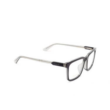 Gucci GG1120OA Eyeglasses 002 grey - three-quarters view