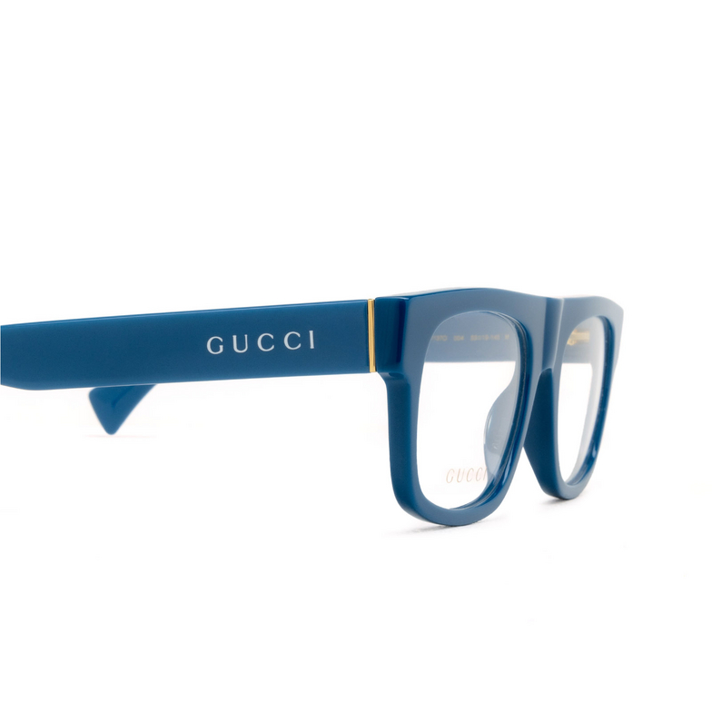Gafas graduadas Gucci GG1137O 004 blue - 3/4