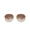 Occhiali da sole Gucci GG1142SA 002 gold - anteprima prodotto 1/4