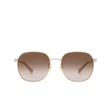 Gucci GG1142SA Sunglasses 002 gold - front view
