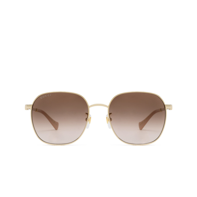 Gafas de sol Gucci GG1142SA 002 gold - 1/4