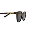 Lunettes de soleil Gucci GG1190SK 003 black - Vignette du produit 3/4