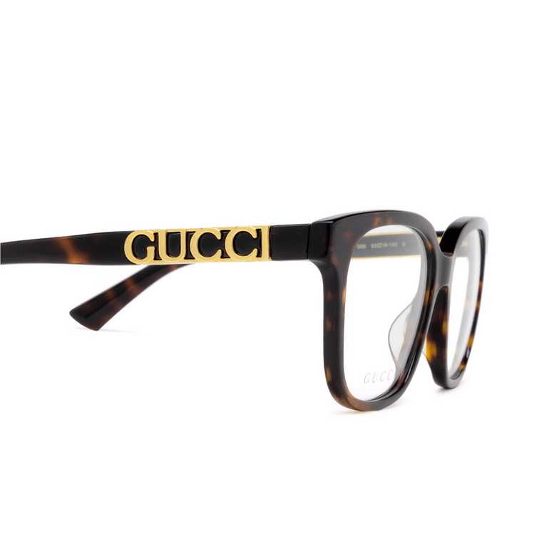 Gafas graduadas Gucci GG1192O 005 havana - 3/4
