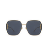Gafas de sol Gucci GG1207SA 002 gold - Miniatura del producto 1/4