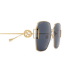 Gucci GG1207SA Sonnenbrillen 002 gold - Produkt-Miniaturansicht 3/4