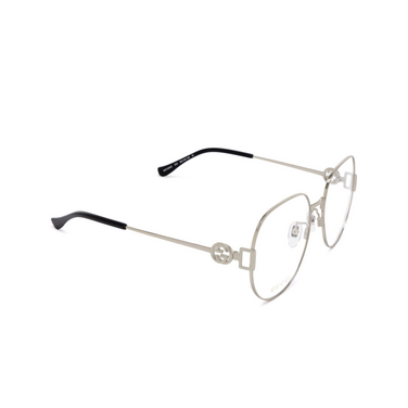 Gucci GG1208O Korrektionsbrillen 003 silver - Dreiviertelansicht