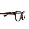 Gucci GG1260OA Eyeglasses 002 havana - product thumbnail 3/4
