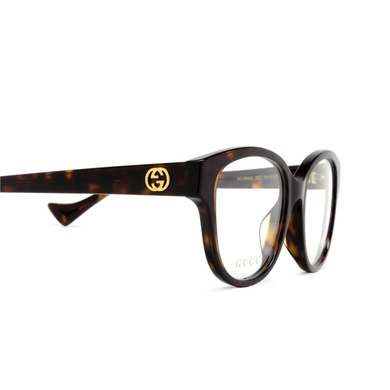 Gucci GG1260OA Eyeglasses 002 havana - 3/4
