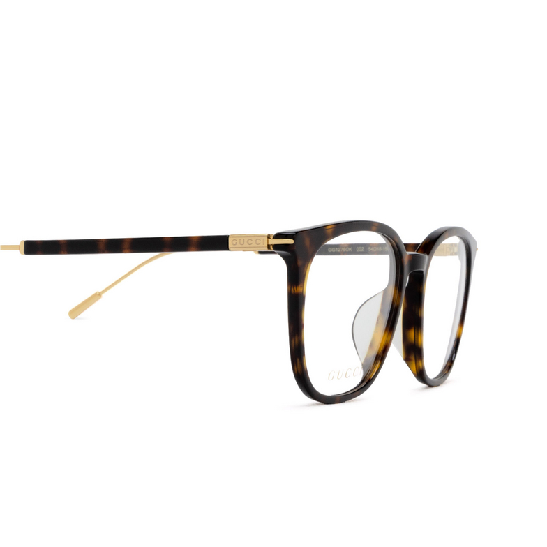 Gucci GG1276OK Eyeglasses 002 havana - 3/4