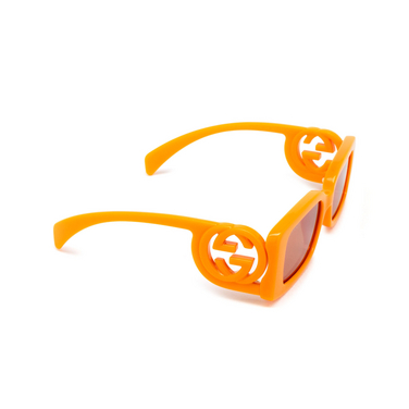 Gafas de sol Gucci GG1325S 008 orange - Vista tres cuartos