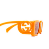 Lunettes de soleil Gucci GG1325S 008 orange - Vignette du produit 3/4